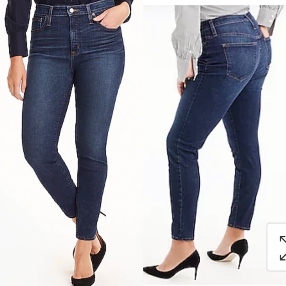JCrew curvy high waisted jeans